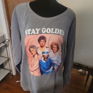 Torrid gray Golden Girls sweatshirt